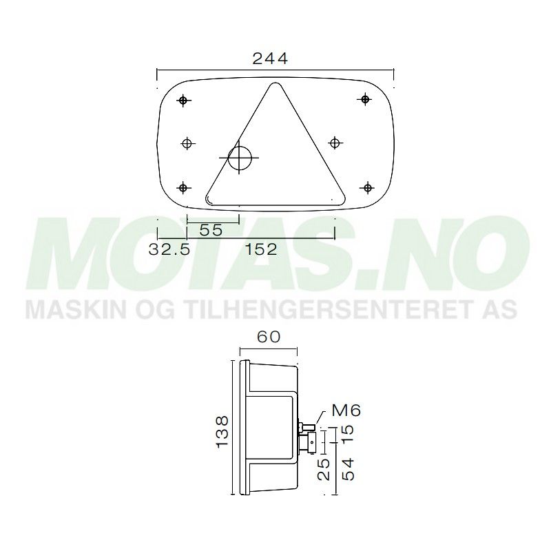 Multipoint III 12V 5-pol Venstre