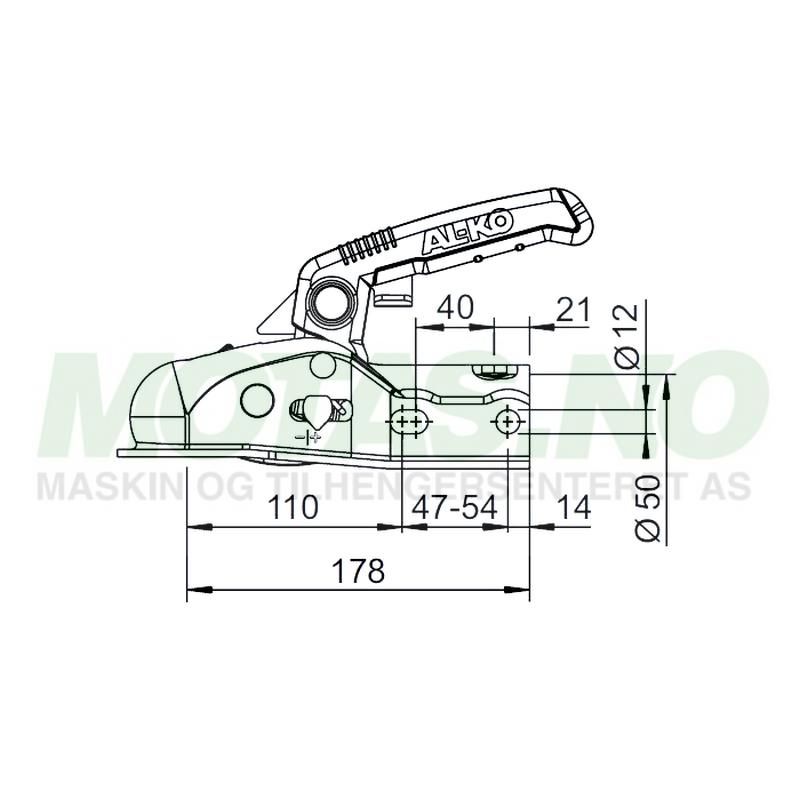 Kulekobling AL-KO AK270 Universal