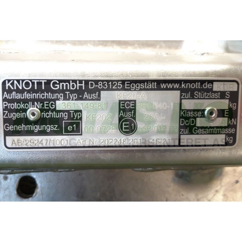  Påløp Knott KF20-A GF 1100-2000kg