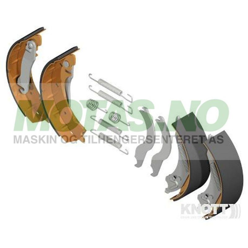 Bremseskosett Knott 200x50mm (hydraulisk)