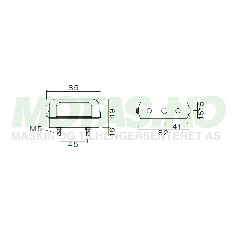 Regpoint Small 12V 0,8m DC