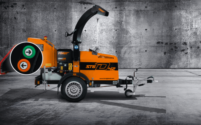 FÖRST FLISHUGGER / KVISTHUGGER ST6D(24 hk)