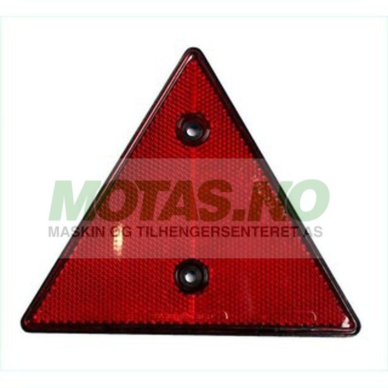 Trekantet refleks, rød