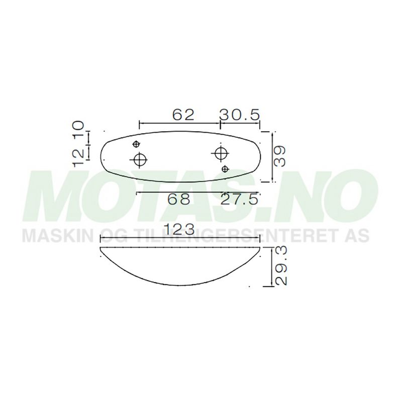 Flexipoint II Rød/Hvit 12V 5W 2,25m DC