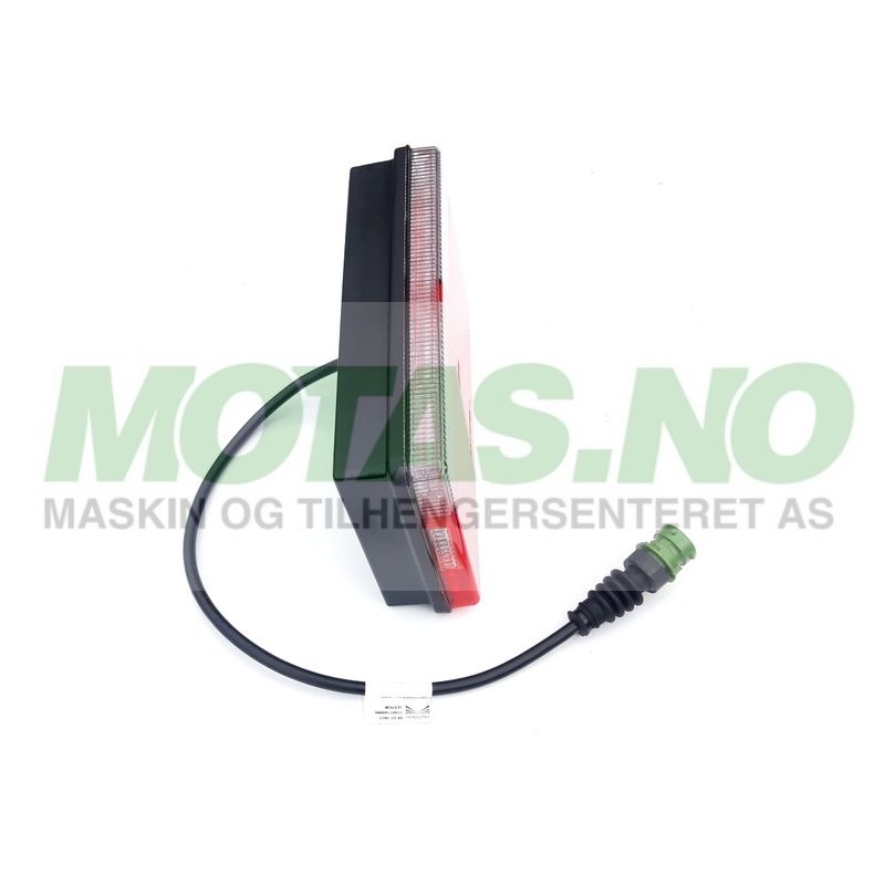 Multiled II 12/24V 8-pol Høyre (m/skiltlys)