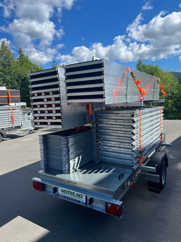 Jamax Byggmesterpakke 132 m2 med 1800 kg stillashenger