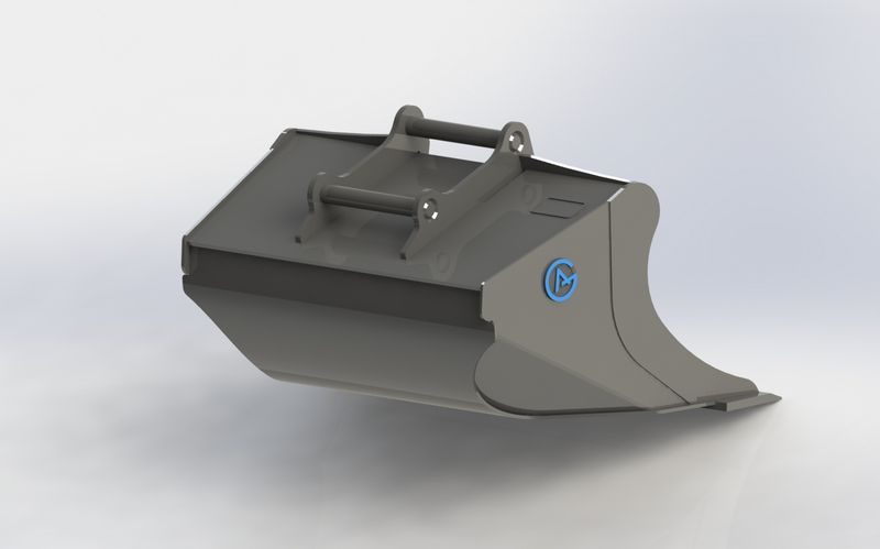 Pusseskuffe Hydrema, 1200mm 300L