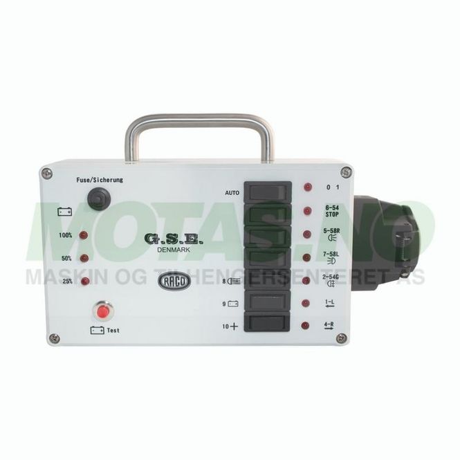 Hovedbilde Lystester 12V 13-pol Automatisk