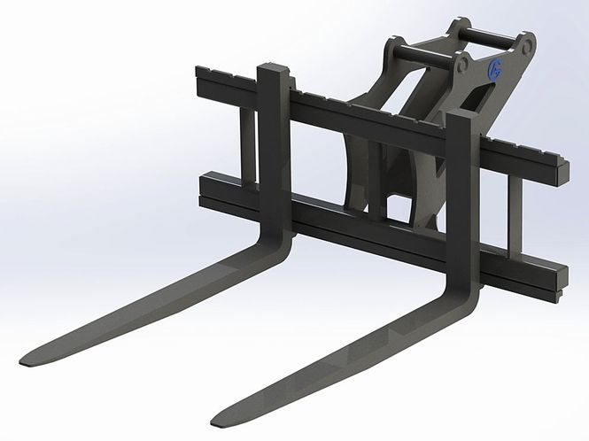 Hovedbilde Pallegaffel S40 1200/1000 1500kg