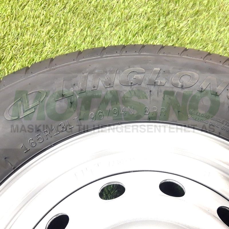 Komplett hjul 165R13C M+S 5x112 Stålfelg