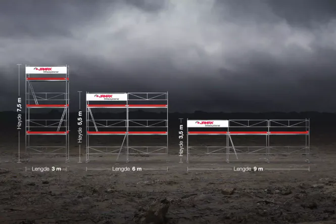 Hovedbilde Jamax stillas Huspakke 2 (33 m2