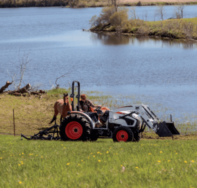 Bobcat bakmontert klippepanne