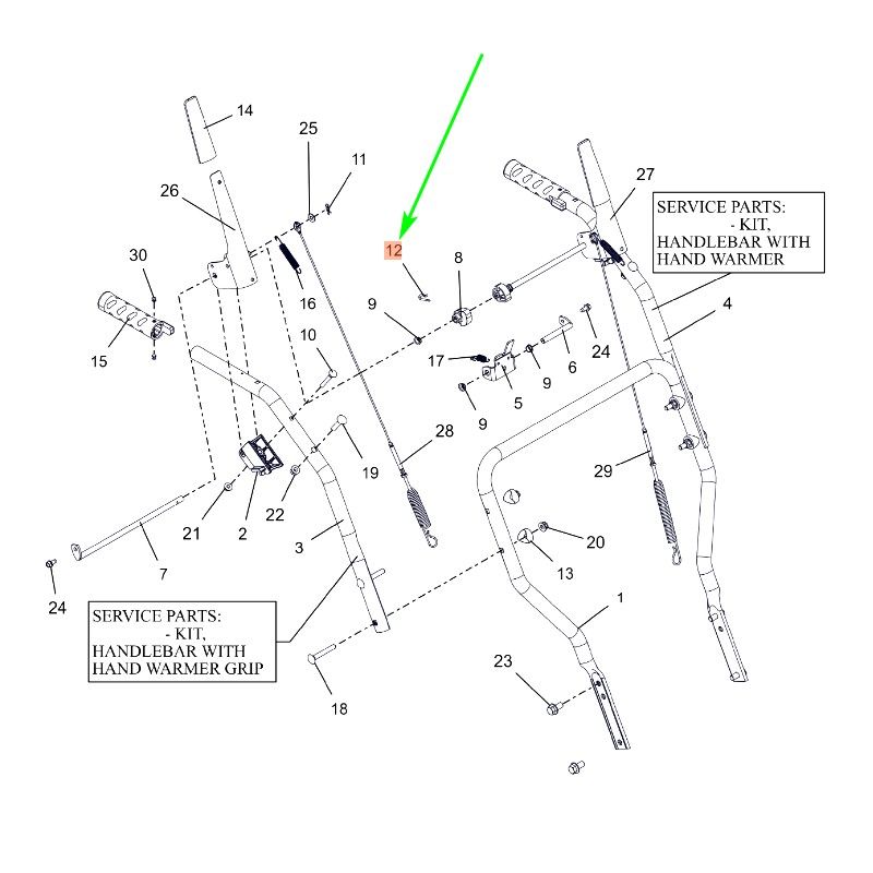 Låsesplint Ariens Ø3x27mm